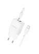 СЗУ Borofone BN14 Royal PD30W+QC3.0 (1USB-A/1C) + кабель Type-C to Type-C White
