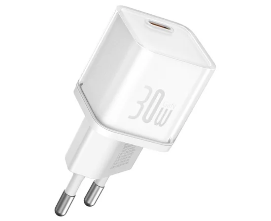 СЗУ Baseus GaN5S OS 1C 30W (P10162504) Moon White