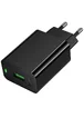 СЗУ Hoco CS92A Leader 18W+QC3.0 (1USB-A) Black