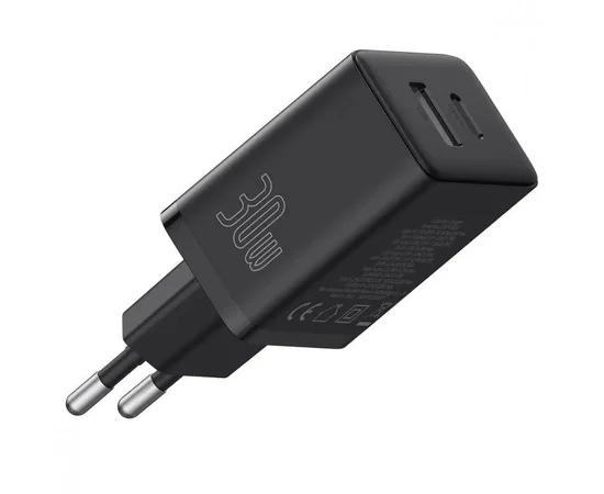 СЗУ Baseus Cube Pro Fast Charger PD30W (1USB-A/1C) (P10111404) Cluster Black