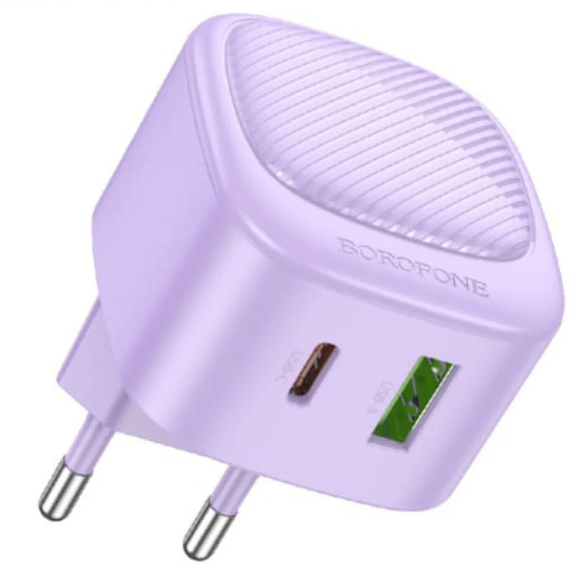 СЗУ Borofone BAS22A Fortune PD20W+QC3.0 (1C1A) Purple