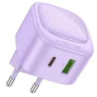 СЗУ Borofone BAS22A Fortune PD20W+QC3.0 (1C1A) Purple