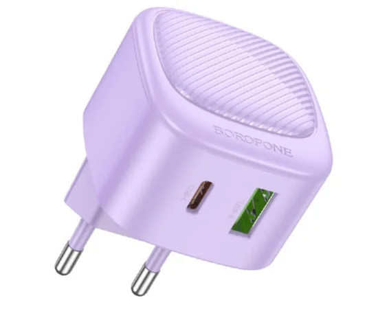 СЗУ Borofone BAS22A Fortune PD20W+QC3.0 (1C1A) Purple