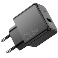 СЗУ Hoco CS17A Wish QC3.0 22.5W (1USB-A) Black