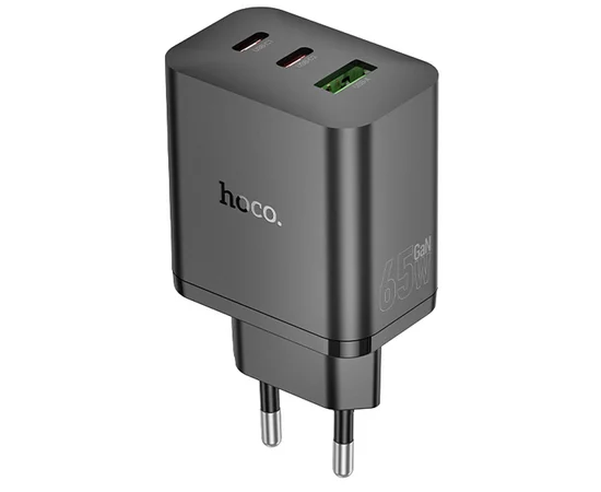 СЗУ Hoco N51 Scenery PD65W (1USB-A/2C) Black