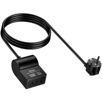 СЗУ Hoco AC33 Win 1 position 30W QC+PD (1USB-A/2C/1Socket) (1.5m) Black