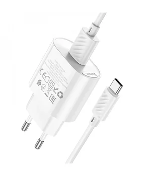 СЗУ HOCO C109A Fighter QC3.0 + Type-C White