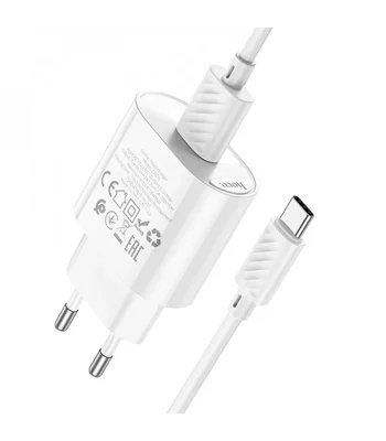 СЗУ HOCO C109A Fighter QC3.0 + Type-C White