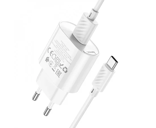 СЗУ HOCO C109A Fighter QC3.0 + Type-C White