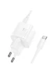 СЗУ Hoco N66 Ingenious PD35W (1USB-C) + кабель Type-C to Type-C White