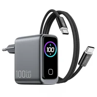 СЗУ WIWU CHG300 Voyager PD100W+QC3.0 (1USB-A/2C) + кабель Type-C to Type-C Grey