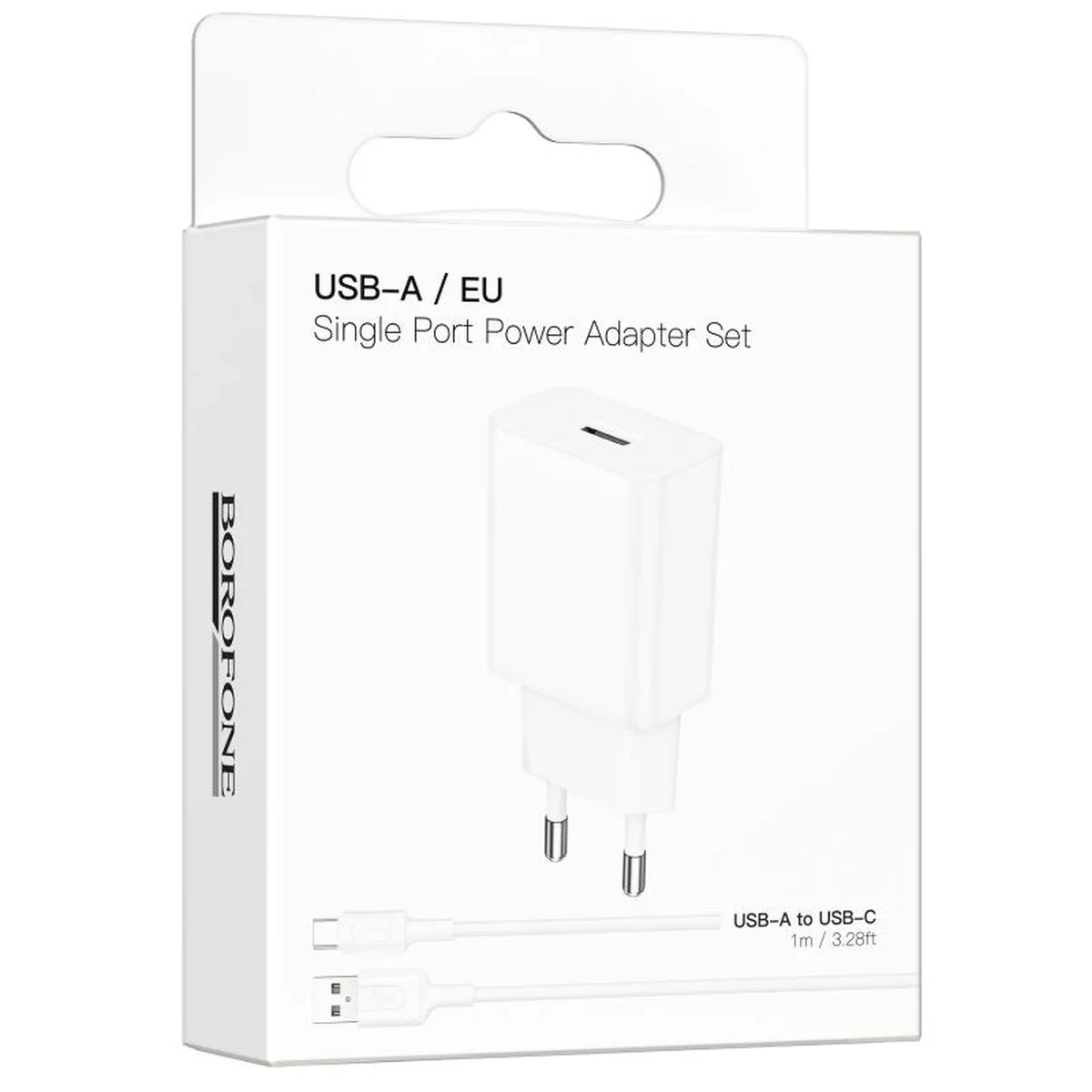 СЗУ Borofone BA110A Lemi 7.5W (1USB-A) + кабель USB to Type-C White