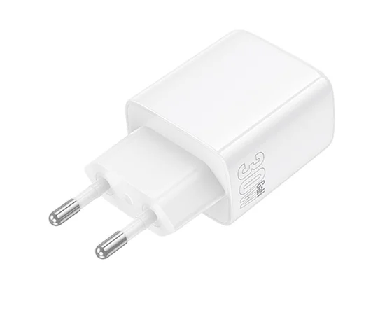 СЗУ Borofone BN29 Fuente PD30W+QC3.0 (1USB-A/1C) White