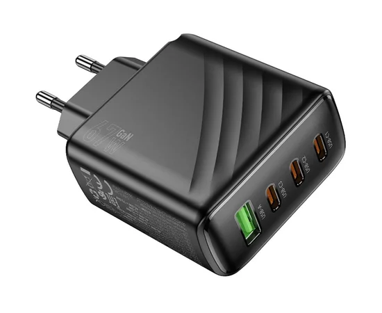 СЗУ Hoco CS27A Supply PD67W (1USB-A/3C) Black