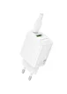 СЗУ Borofone BN29 Fuente PD30W+QC3.0 (1USB-A/1C) White