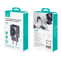 СЗУ Usams US-CC293 T67 Multifunctional iWatch Charger 20W (1USB-A/1C) Tarnish