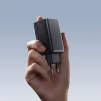 СЗУ Baseus GaN6 Pro OS 2C+2U 65W + Type-C to Type-C 100W (1m) (P10162701) Black