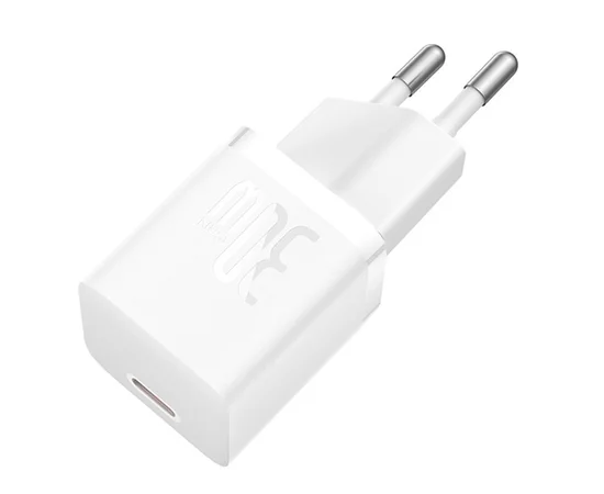 СЗУ Baseus GaN5 Fast Charger (mini) 1C 30W (CCGN070) White