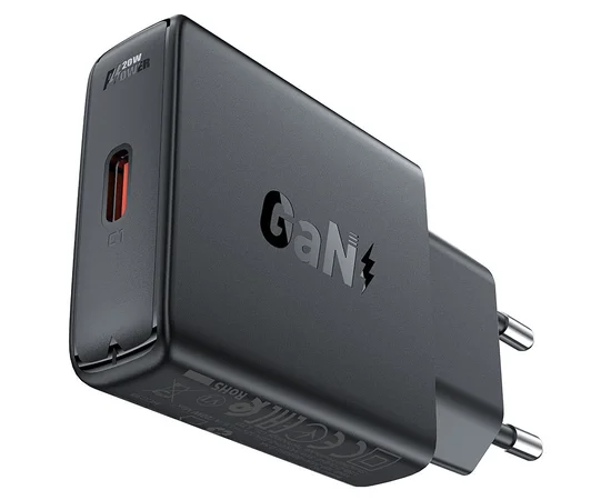 СЗУ Acefast A65 PD20W GaN (USB-C) Black