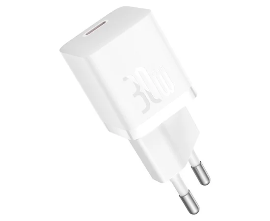 СЗУ Baseus GaN5 Fast Charger (mini) 1C 30W (CCGN070) White