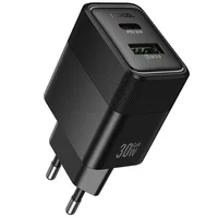 СЗУ Hoco CS112A Lounge PD30W+QC3.0 (1USB-A/1C) Black