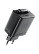 СЗУ Acefast A110 GaN With Retractable Cable Type-C PD30W (1USB-C) Black