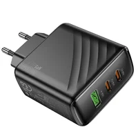 СЗУ Hoco CS26A Article PD45W (1USB-A/2C) Black