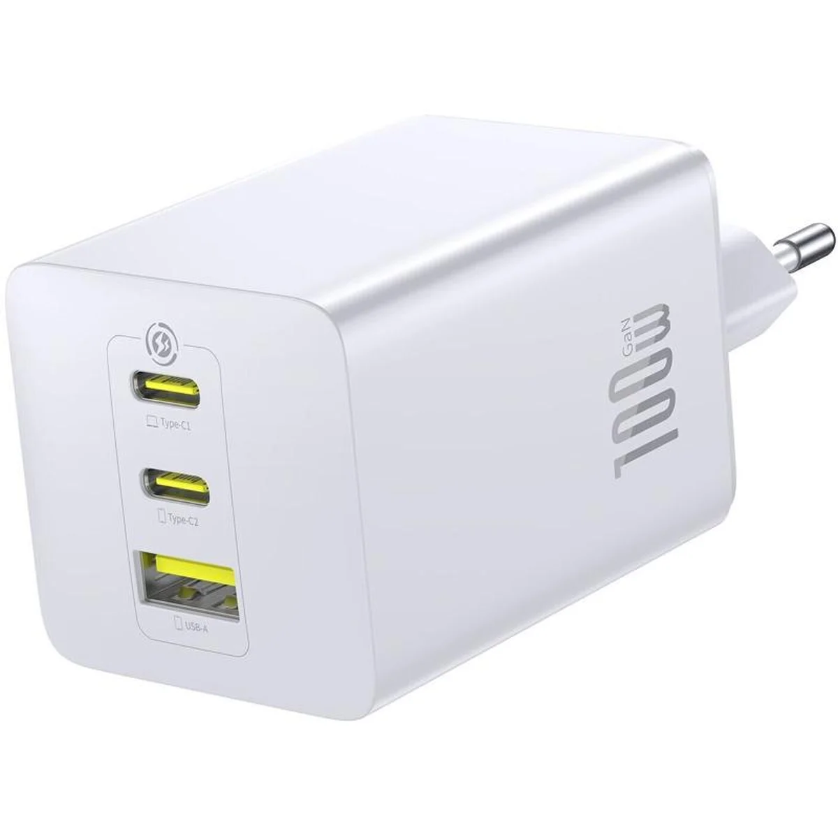 СЗУ Baseus EnerFill FE11 Fast Charger 100W (1USB-A/2C) (P101821) Moon White