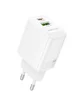 СЗУ Borofone BN29 Fuente PD30W+QC3.0 (1USB-A/1C) White