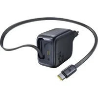 СЗУ Baseus EnerCore CJ11 PD45W with retractable cable (2USB-C) (E0120G) Cosmic Black