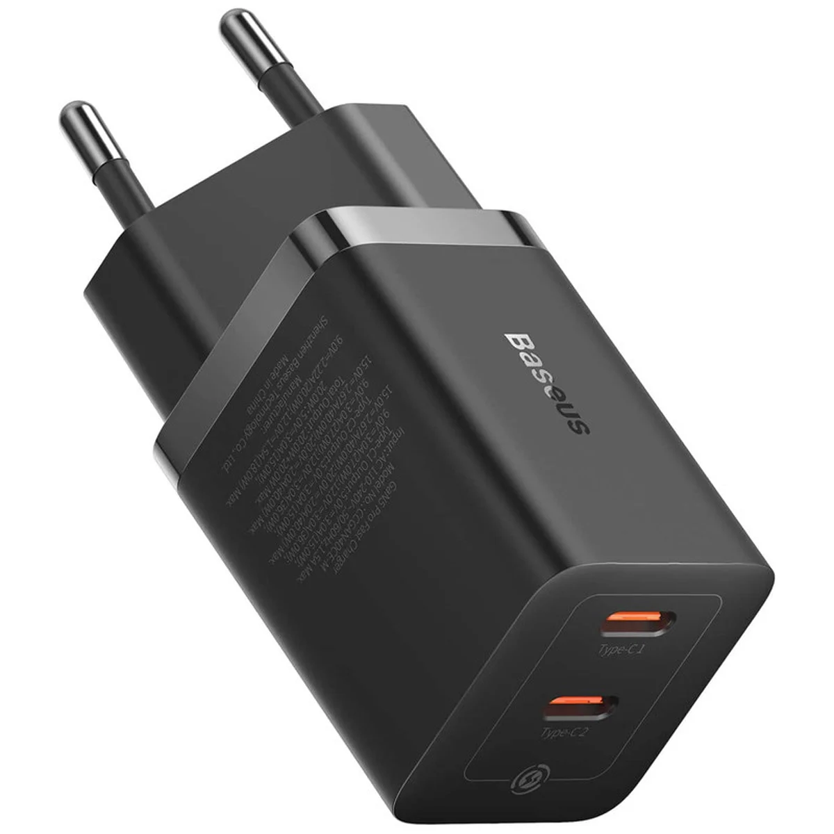 СЗУ Baseus GaN5 Pro OS + Type-C to Type-C 40W (CCGP18010) Black