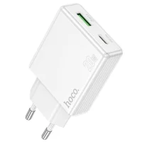 СЗУ Hoco C142A Direct PD20W+QC3.0 (1USB-A/1C) White
