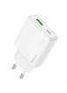 СЗУ Hoco C142A Direct PD20W+QC3.0 (1USB-A/1C) White