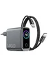 СЗУ WIWU CHG200 Voyager PD140W+QC3.0 (1USB-A/3C) + кабель Type-C to Type-C Grey