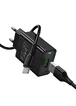 СЗУ Hoco CS92A Leader 18W+QC3.0 (1USB-A) + кабель USB to Type-C Black