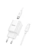 СЗУ Hoco C149A Charm PD30W+QC3.0 + Type-C to Lightning White