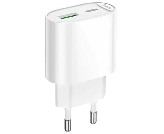 СЗУ Hoco C109A Fighter PD20W+QC3.0 (1USB-A/1C) White