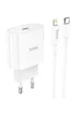 СЗУ Hoco C94A Metro PD20W (1USB-C) + кабель Type-C to Lightning White