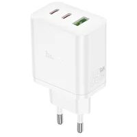 СЗУ Hoco N51 Scenery PD65W (1USB-A/2C) White