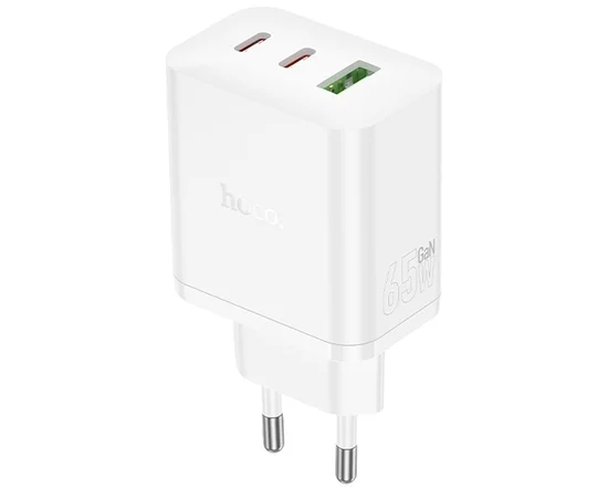 СЗУ Hoco N51 Scenery PD65W (1USB-A/2C) White