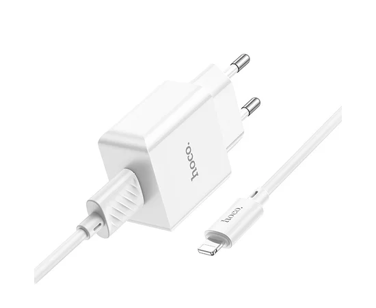 СЗУ Hoco C106A Leisure 10.5W (1USB-A) + кабель USB to Lightning White