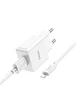 СЗУ Hoco C106A Leisure 10.5W (1USB-A) + кабель USB to Lightning White