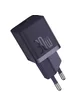 СЗУ Baseus GaN5 Fast Charger (mini) 30W (1USB-C) + кабель Type-C to Type-C (P10110902) Midnight Purple