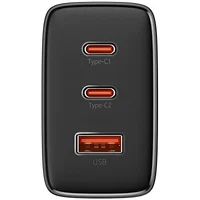 СЗУ Baseus Cube Pro Fast Charger PD65W (1USB-A/2C) (P10111404) Cluster Black