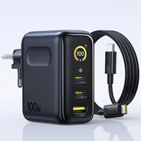 СЗУ Baseus PicoGo AE21 Fast Charger 100W (1USB-A/2C) + кабель Type-C to Type-C (E0121B) Cosmic Black