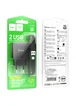 СЗУ Hoco C141A Smart 2.1A (2USB-A) + кабель USB to Type-C Black