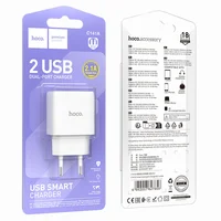 СЗУ Hoco C141A Smart 2.1A (2USB-A) White