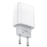 СЗУ Hoco C73A Glorious 2.4A (2USB-A) Белый
