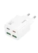СЗУ Hoco N55 Fundador PD20W four-port (2USB-A/2C) White