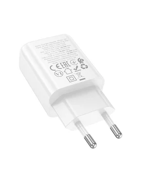 СЗУ Hoco N61 Gentle PD20W+QC3.0 (1USB-A/1C) White